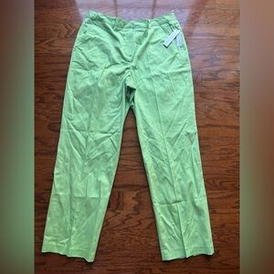Larry Levine Light Green Chinos